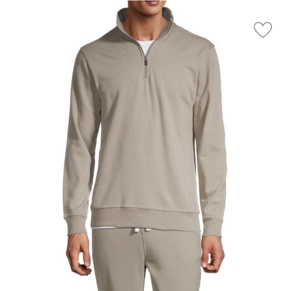 Men’s Surf &‎ Swim Tan Quarter Zip Sweatshirt